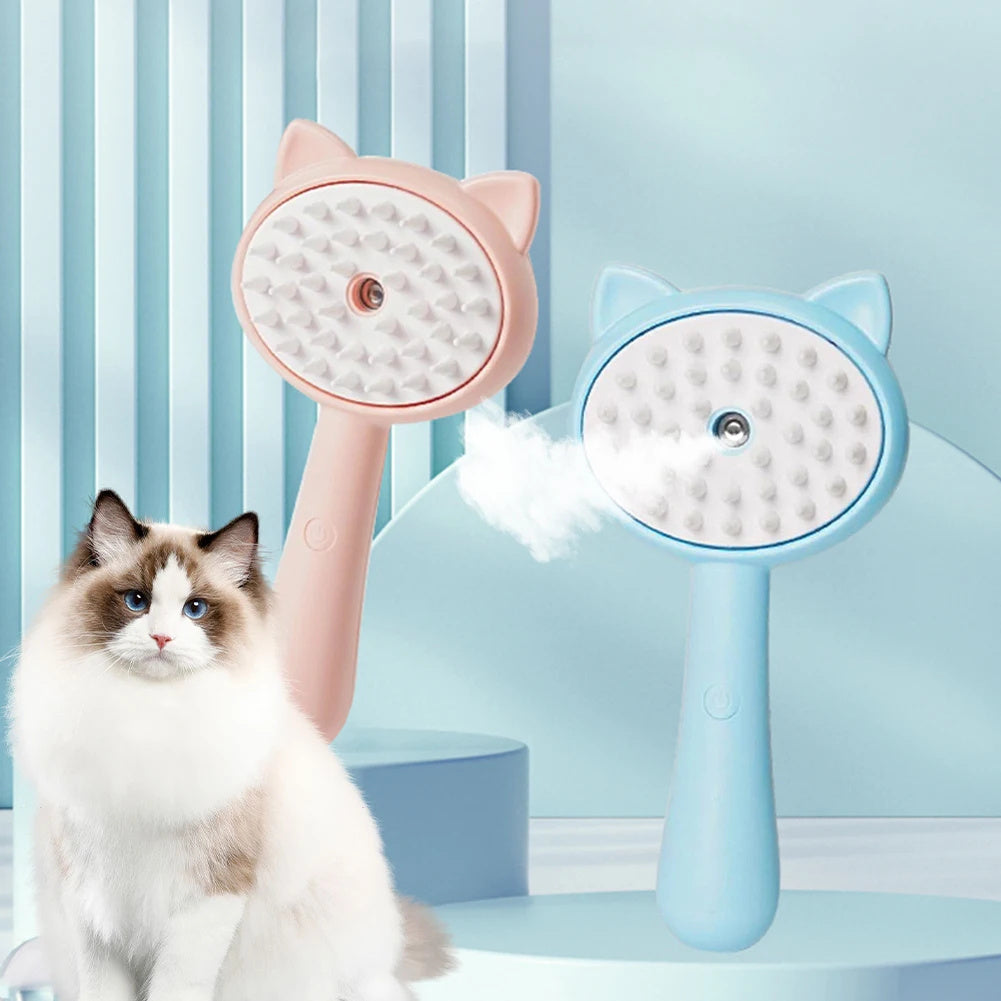 Rechargeable Self-Cleaning Cat Dog Brush