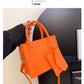 Simple Small Handbag Women's Fashion Felt One Shoulder Combination Bags