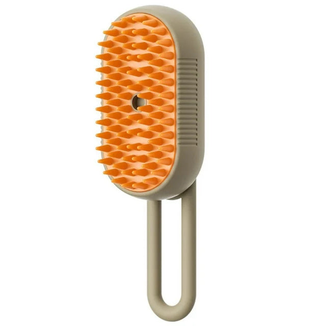 3-in-1 Pet Steam Brush – Grooming, Massage & Hair Removal