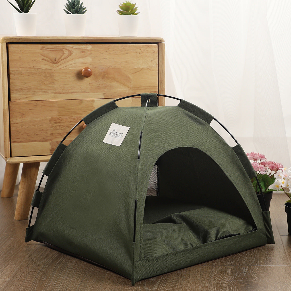 Cat Dog Cooling Mat Tent Bed Cushion